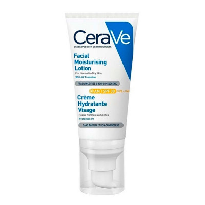 CeraVe Крем увлажняющий для лица для нормальной и сухой кожи SPF30 52мл