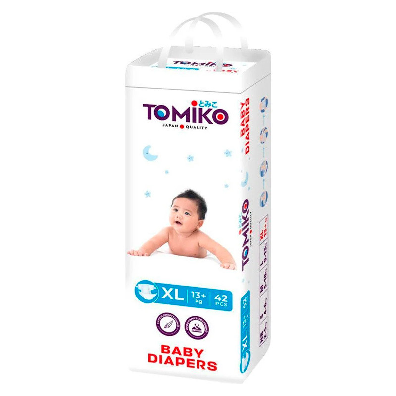 Подгузники TOMIKO XL (13+кг) №42