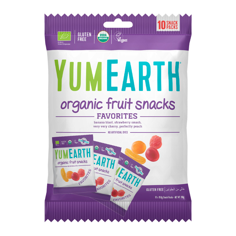 Фруктовые мармелад ассорти 198г YumErthOrganics