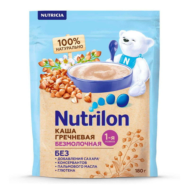Nutrilon каша безмол. гречневая 180г