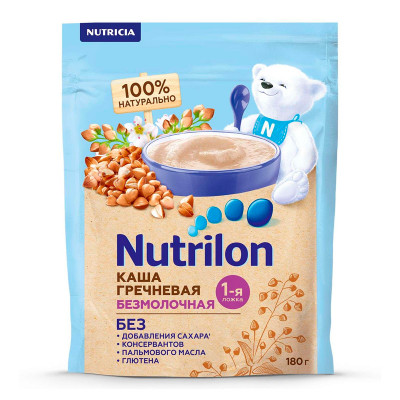 Nutrilon каша безмол. гречневая 180г