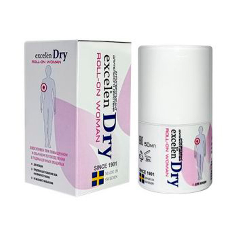 Excelen Dry Roll-On Woman 50 мл антиперспирант длительного действия