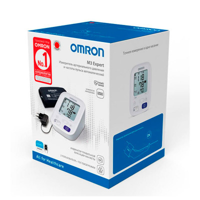 Тонометр OMRON M3 Expert HEM-7154-ALRU (манжета 22-42 см, адаптер)