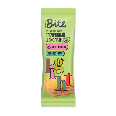 Вафли протеиновые Bite Гречишный шоколад 35г