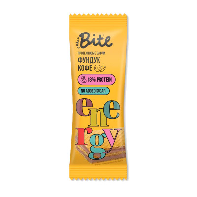 Вафли протеиновые Bite Фундук - Кофе 35г