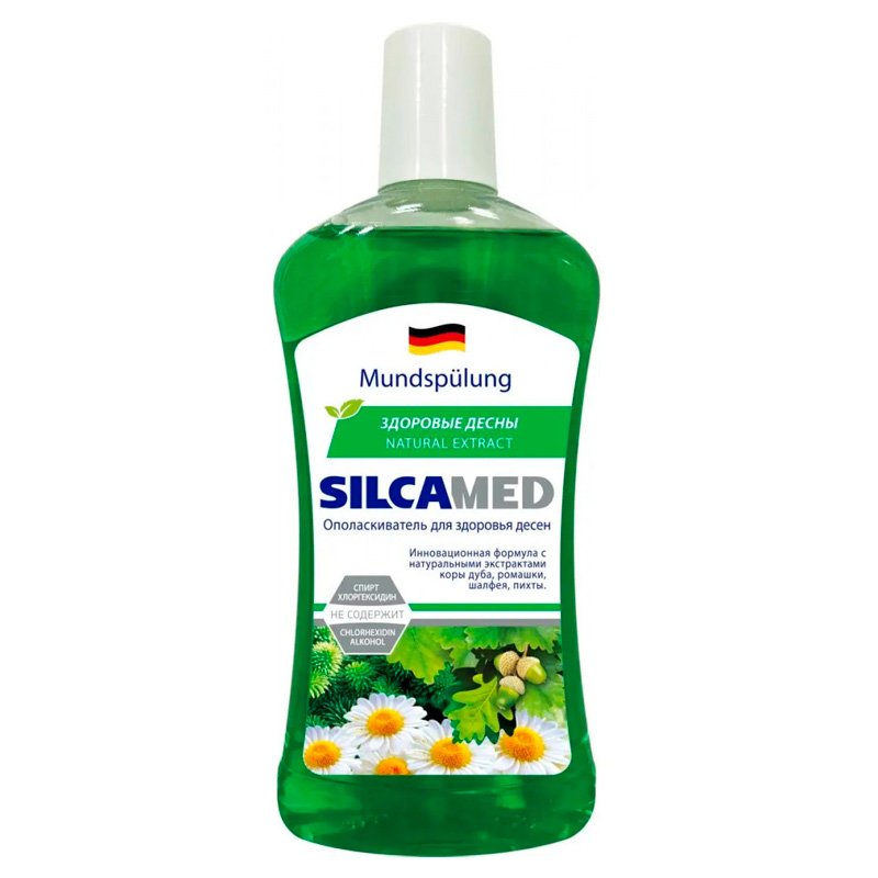 SILCA Med Natural Extract ополаскиватель для полости рта  500 мл