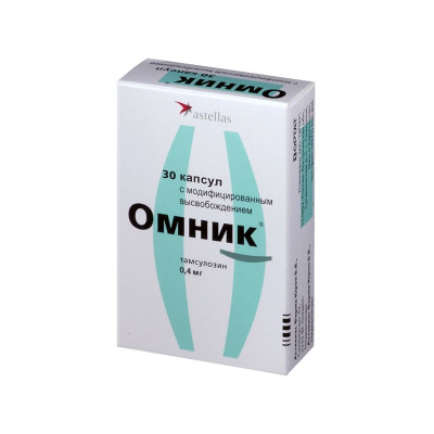 Омник® капсулы 0,4 мг 30 шт Астеллас Фарма Юроп Б.В.