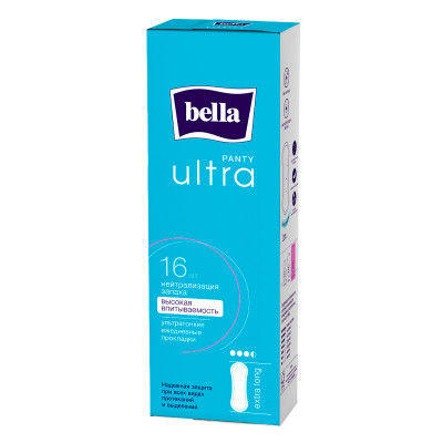 Ежедневные прокладки Bella Panty Ultra Exrta Long 16 шт