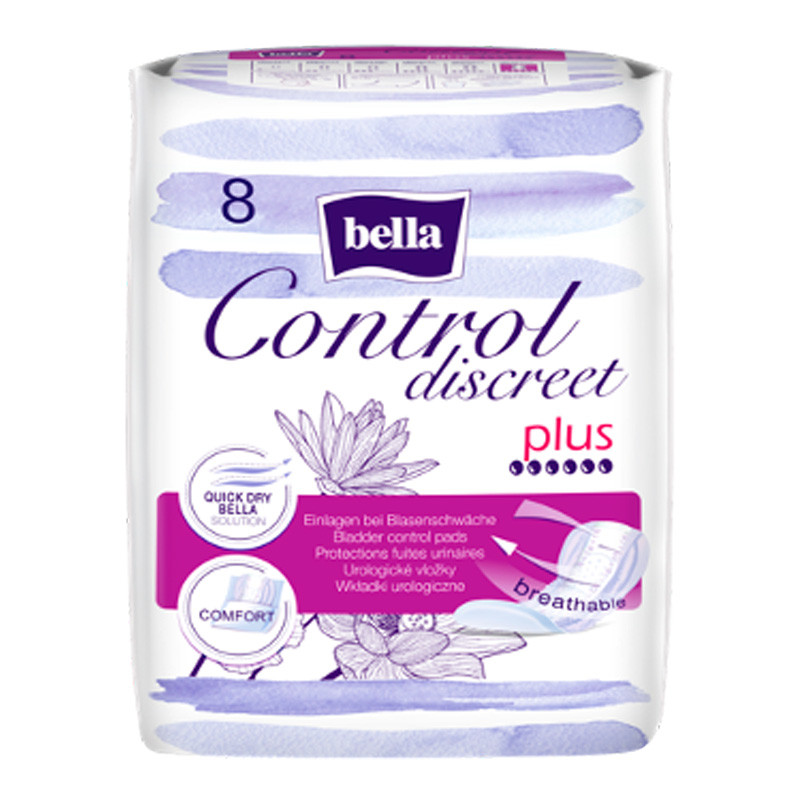 Урологические прокладки plus 8 шт Bella Control Discreet