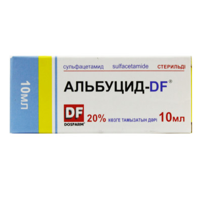 Альбуцид DF 20% 10 мл глазные капли (Сульфацил натрия)
