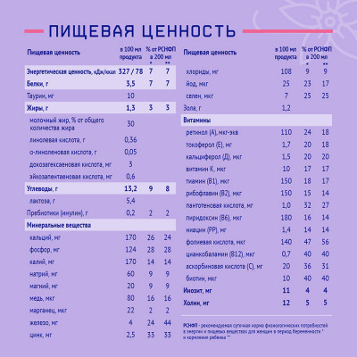 Фемилак NutriMa 5в1 со вкусом ванили 200мл