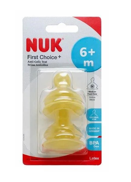 Cоска First Choice+ 6+мес латекс отверстие М 2шт /8693