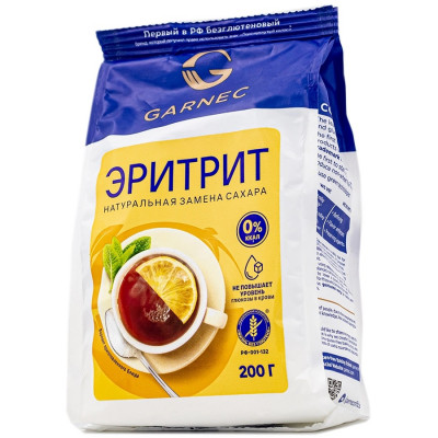 GARNEC подсластитель Эритрит 200гр