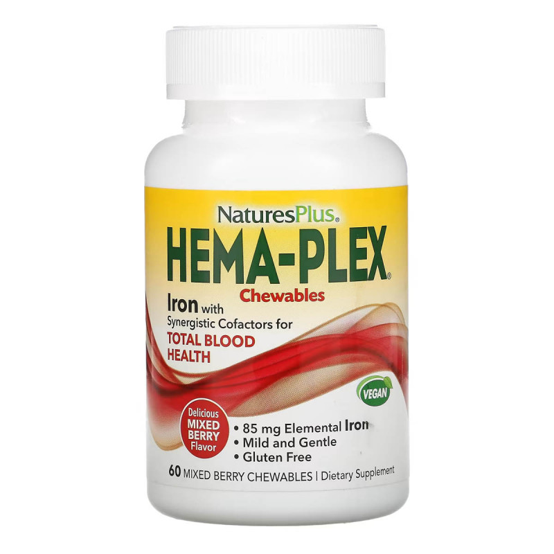 HEMA-PLEX железо 85мг №60 табл /37652