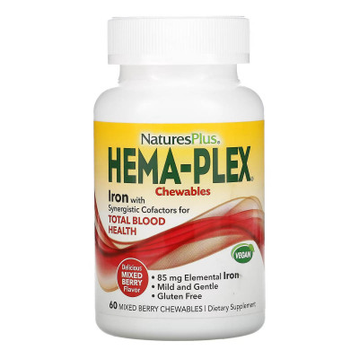HEMA-PLEX железо 85мг №60 табл /37652