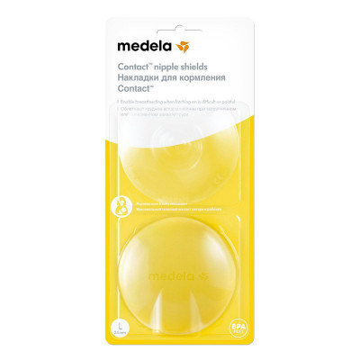 MEDELA Накладки для кормления Contact р-р L