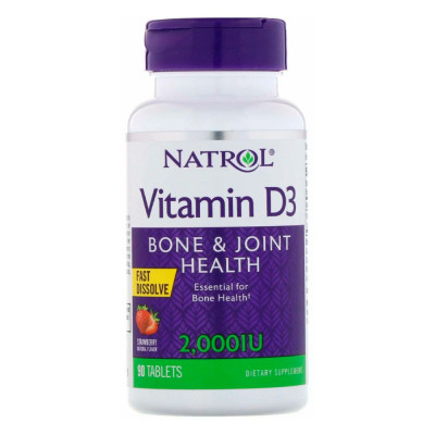 NATROL Витамин D3 2000ме №90 Быстрорастворимых таблеток /5889