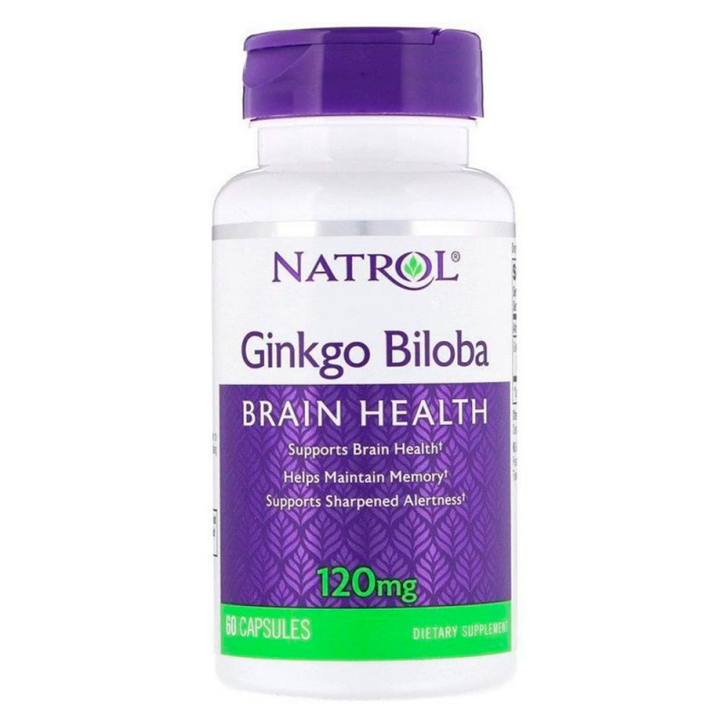 NATROL Гинкго билоба 120мг №60 капс /7683