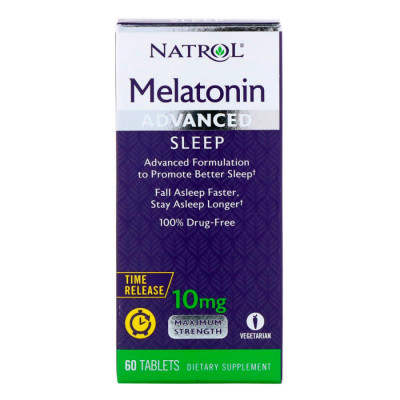 NATROL Мелатонин 10мг №60 табл /6211/