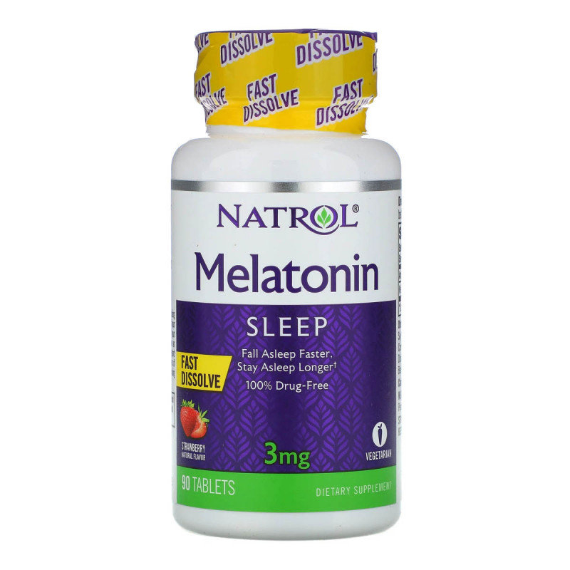 NATROL Мелатонин 3мг №90 табл/6076