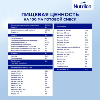 Nutrilon 0 Пре 400гр
