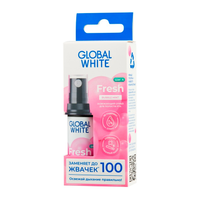 Спрей для полости рта Global White Fresh BABL MINT