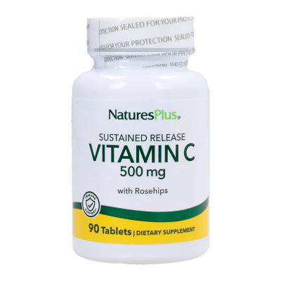 NaturesPlus Витамин С 500мг с шиповником №90 табл