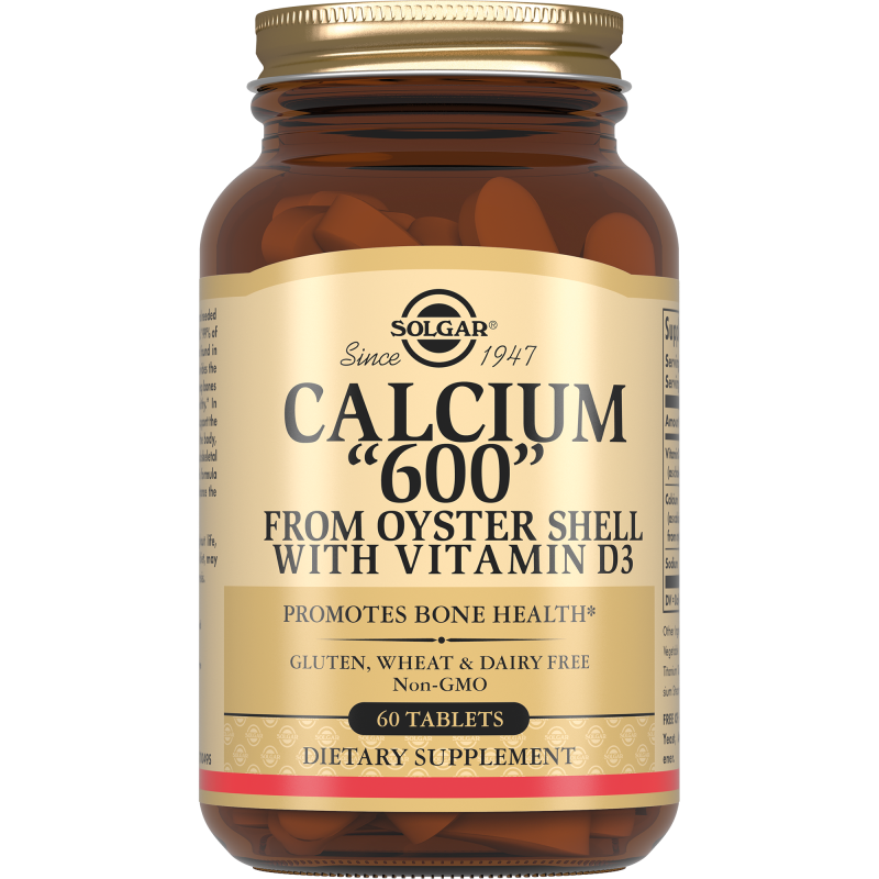 SOLGAR Кальций 600 из раковин устриц 2000мг №60 капс. /004153/