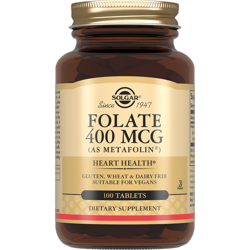 SOLGAR Фолат 400мкг Метафолин №100 таб. /19409/