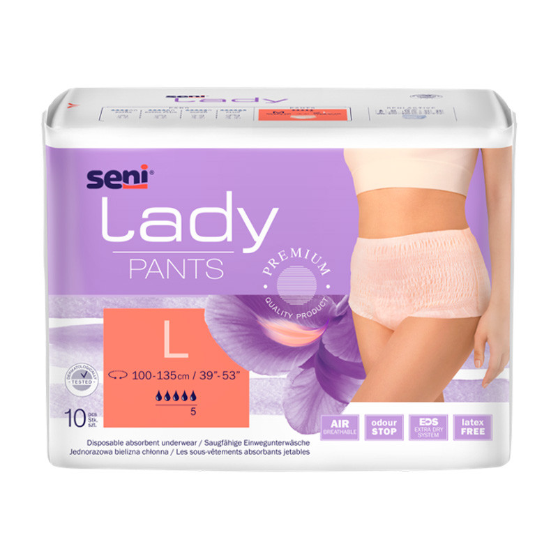 Seni Lady Pants L (100-135см/39 -53 ) 10шт
