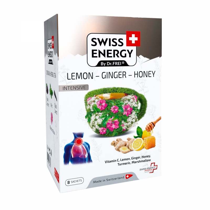 Swiss Energy Фиточай растворимый Лимон-Имбирь- Мед 60гр