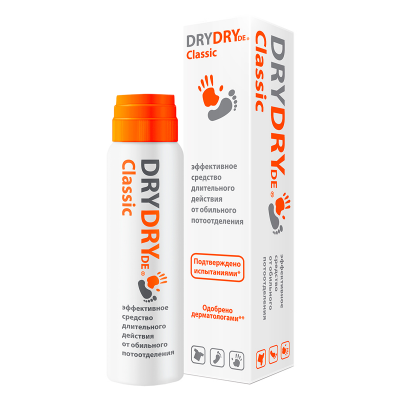 Антиперспирант DryDry DE Classic Dab On без парфюмированного запаха дабоматик 35 мл