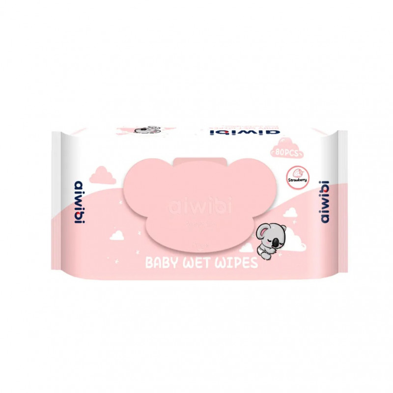 Салфетки Aiwibi Premium Strawberry 80 шт
