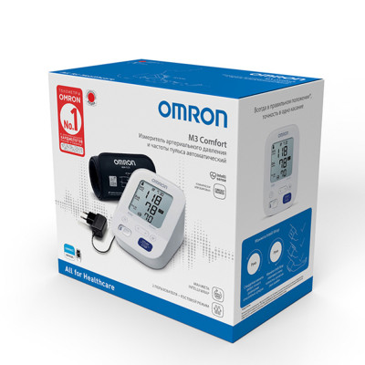Тонометр OMRON M3 Comfort автомат. на плечо (манжета Intelli Wrap 22-42мм)