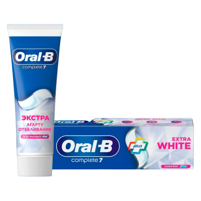 Зубная паста Oral-B complete 7 Extra White 75мл