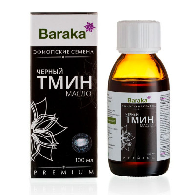 Baraka Масло черного тмина Эфиопские семена 100мл