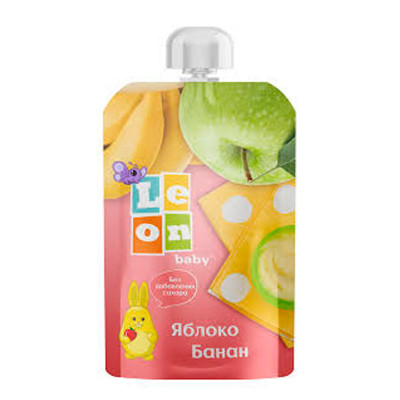 Leon baby Пюре Яблоко-банан 150г