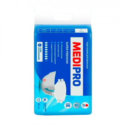 Medipro Super Premium Подгузники для взрослых XL 10шт