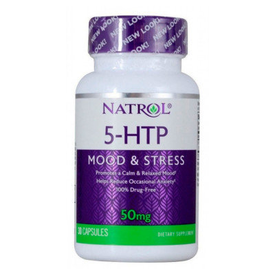 NATROL 5-гидрокситриптофан 50 мг 30капс/884/