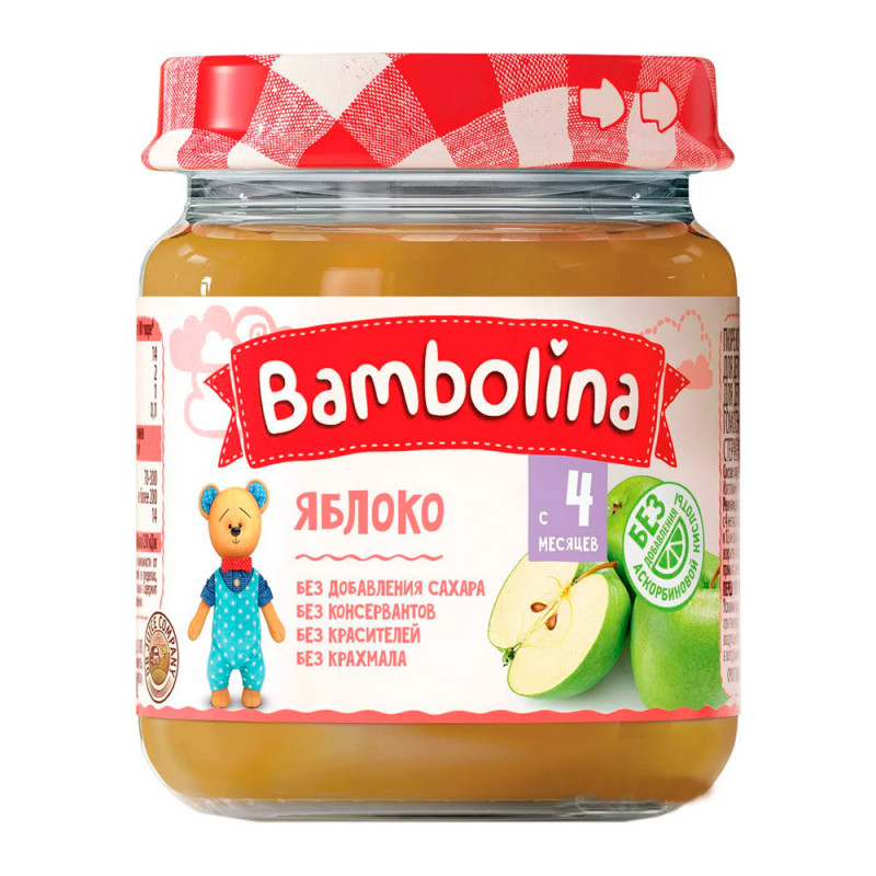 BAMBOLINA Пюре из яблока 100гр