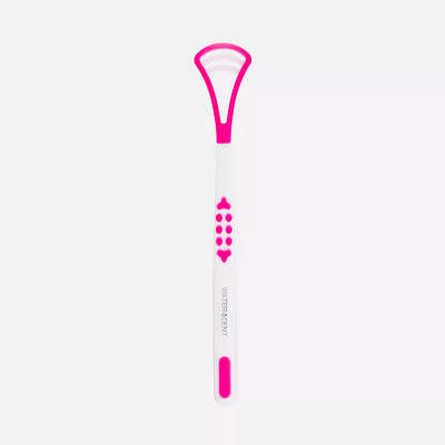 WATER DENT Скребок для чистки языка (розовый)