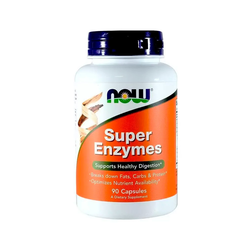 NOW Super Enzymes 800мг №90 капс.