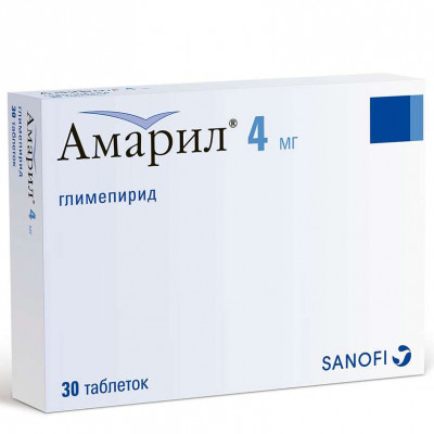 Амарил 4мг № 30 табл