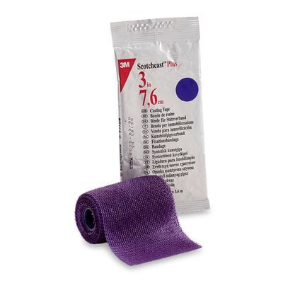 Бинт Скотчкаст 7,6см * 3,6м полужесткий полимерный (Scotchcast Soft Cast)