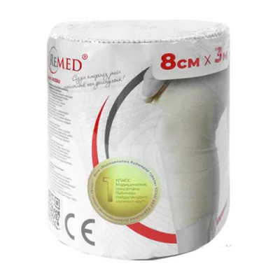 Бинт эластичный 80см х 3м арт.R035U REMED