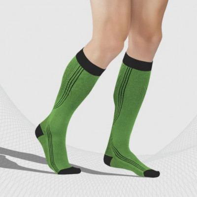 Гольфы мед. эл. компрес. мод.0401 Active 1 кл.комп. 18-21 mm 2 рост №5 Зеленый Черный