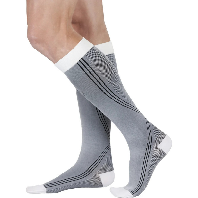 Гольфы мед. эл. компрес. мод.0401 Active 1 кл.комп. 18-21 mm 2 рост №5 Серый Черный