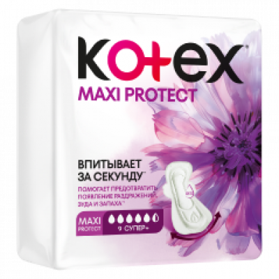 Прокладки Kotex Maxi Protect 9 шт