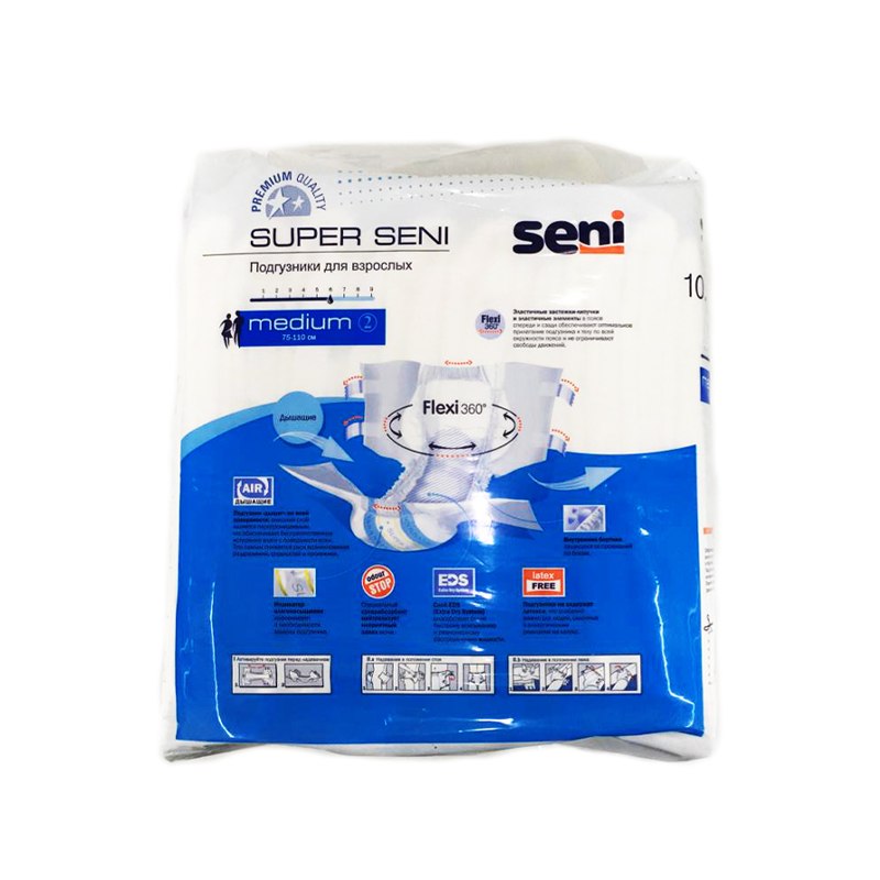 Super Seni Plus Medium 10шт.