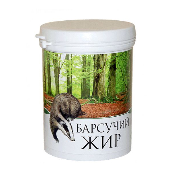 Барсучий жир топленый пищевой 0,3г №150 капс
